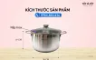 Nồi luộc gà HT Cook size 30cm nắp kính